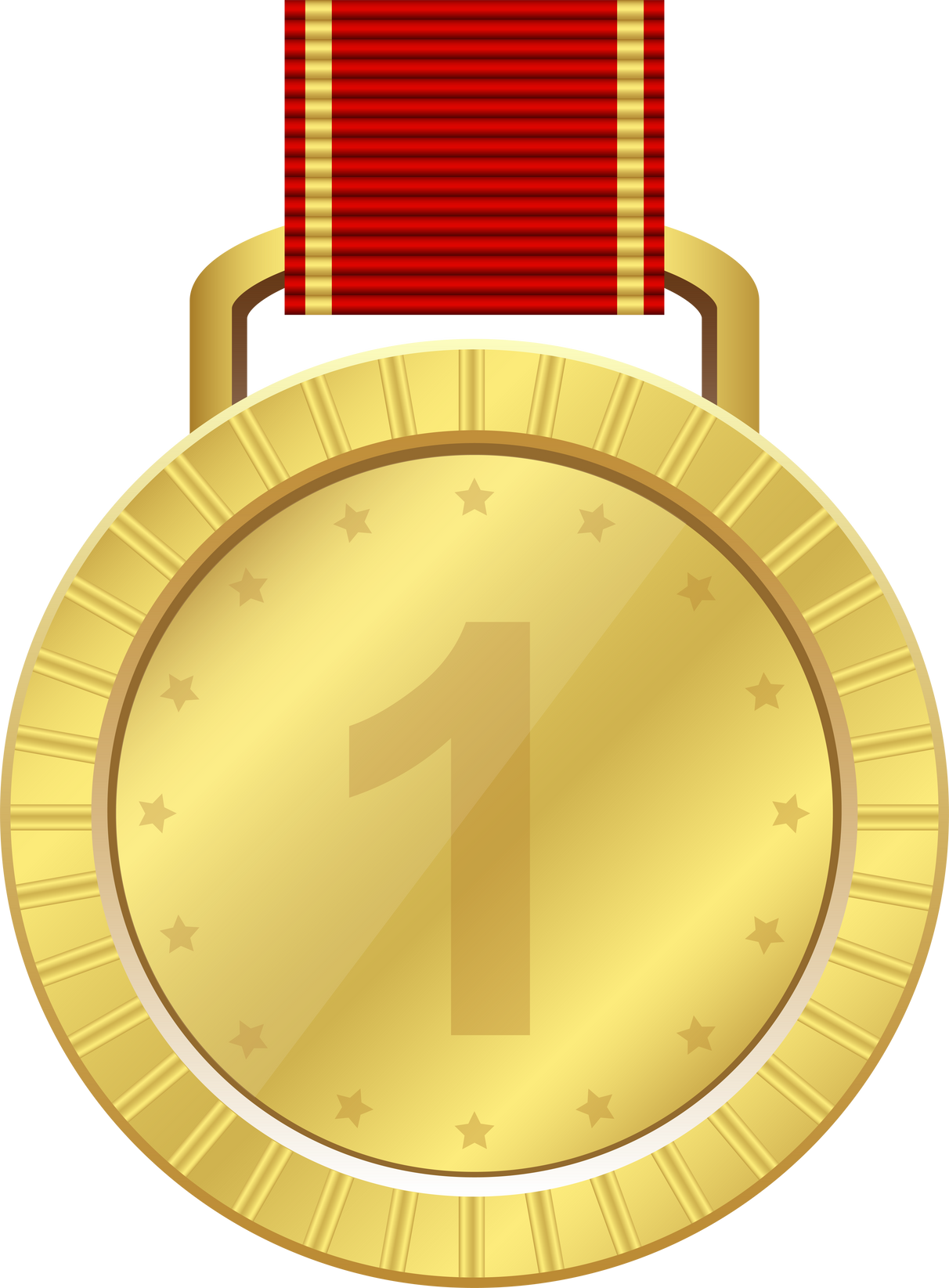 Number 1 Gold Medal 