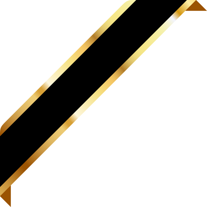 Golden Corner Ribbon